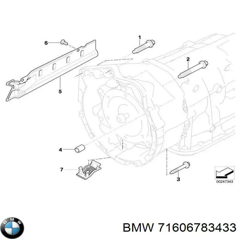 Прилад буксирний BMW 71606783433 ціна, від 766.20 USD