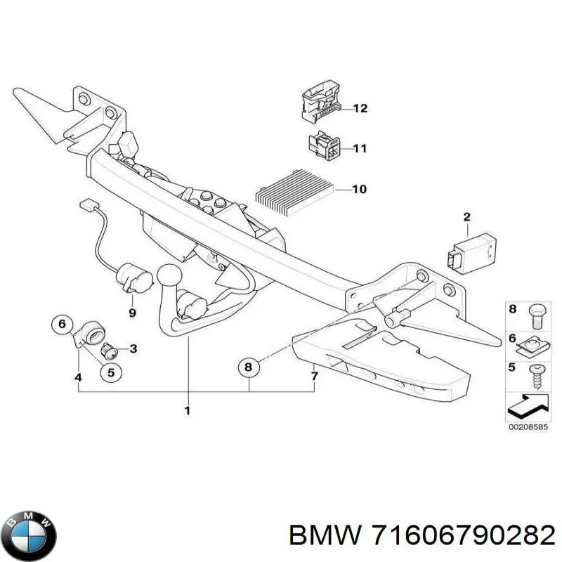  BMW 71606790282 ціна, від 106.40 USD