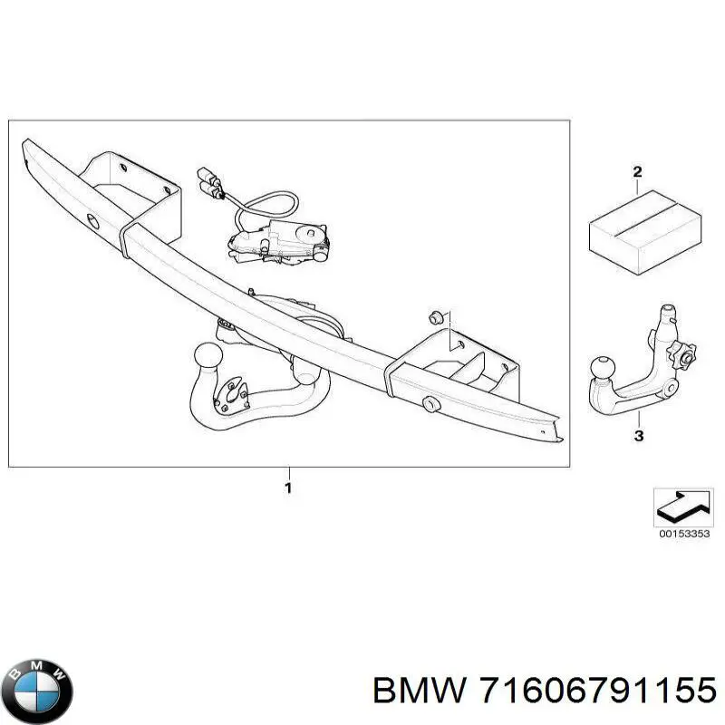  BMW 71606791155 ціна, від 316.65 USD