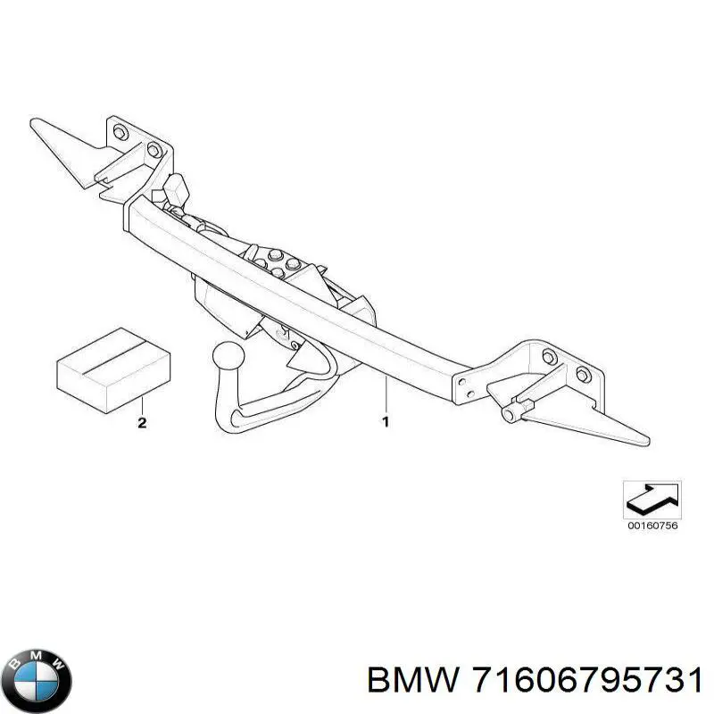 Купити 71606795731 BMW 