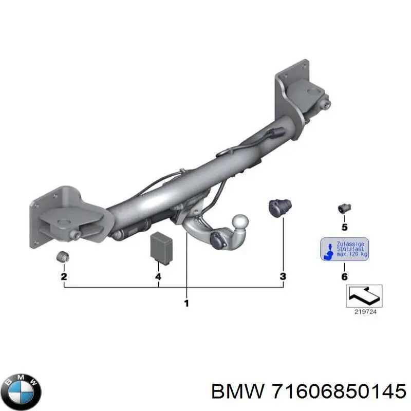  BMW 71606850145 ціна, від 316.73 USD