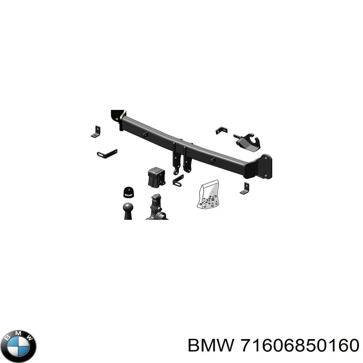 Прилад буксирний BMW 71606850160 ціна, від 189.99 USD