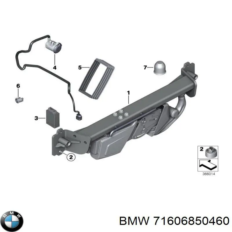  BMW 71606850460 ціна, від 58.41 USD