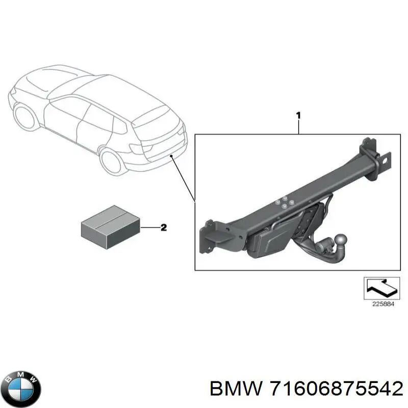 Купити 71606875542 BMW 