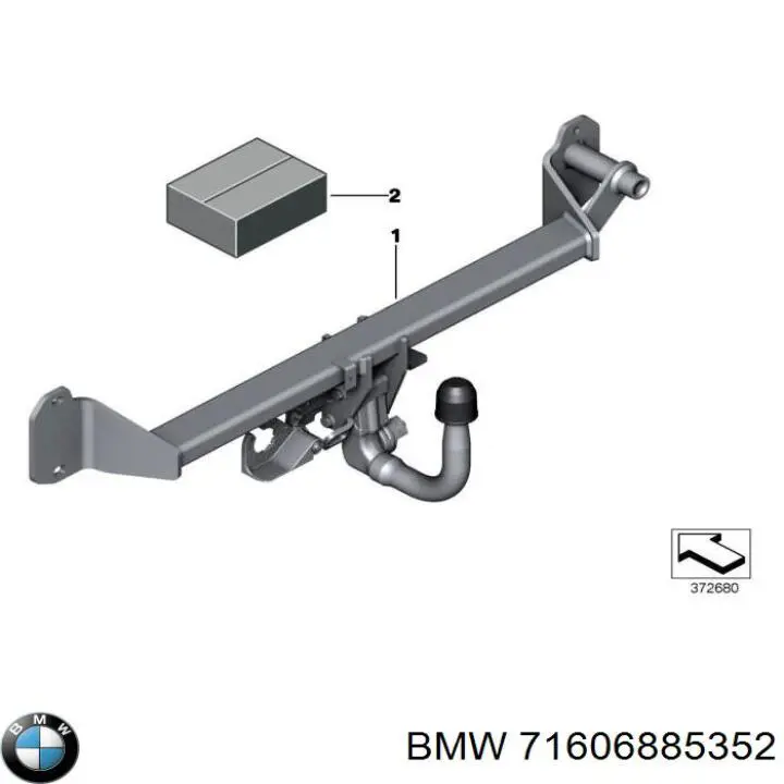  BMW 71606885352 ціна, від 569.82 USD