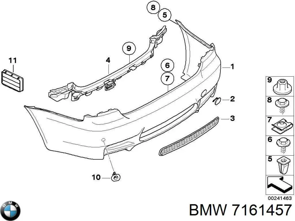  BMW 51127161457 ціна, від 49.64 USD