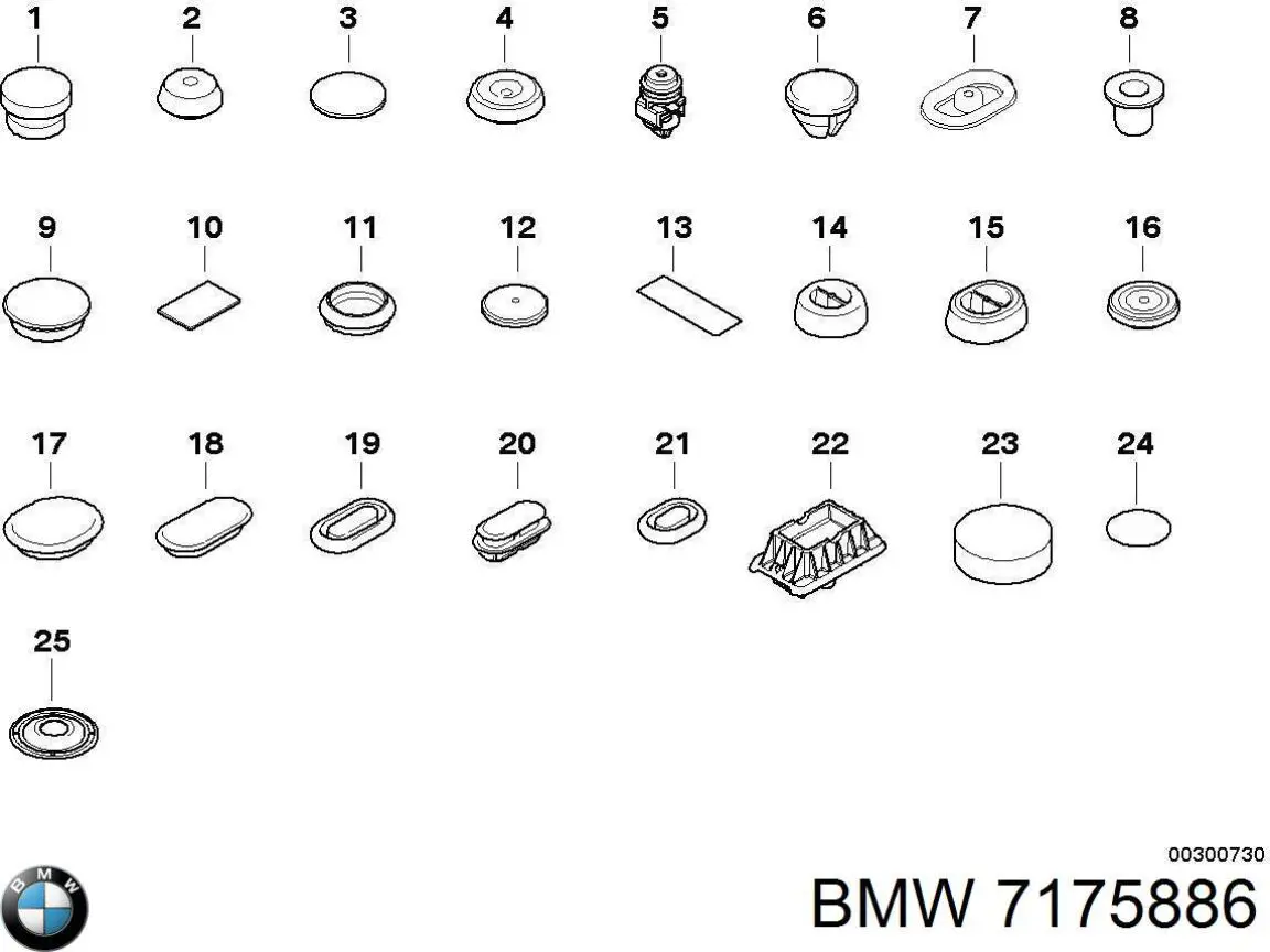 7175886 BMW Ремкомплект головного гальмівного циліндру