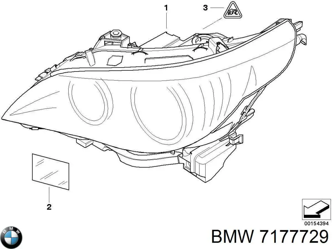 Фари BMW 7177729 ціна, від 316.73 USD
