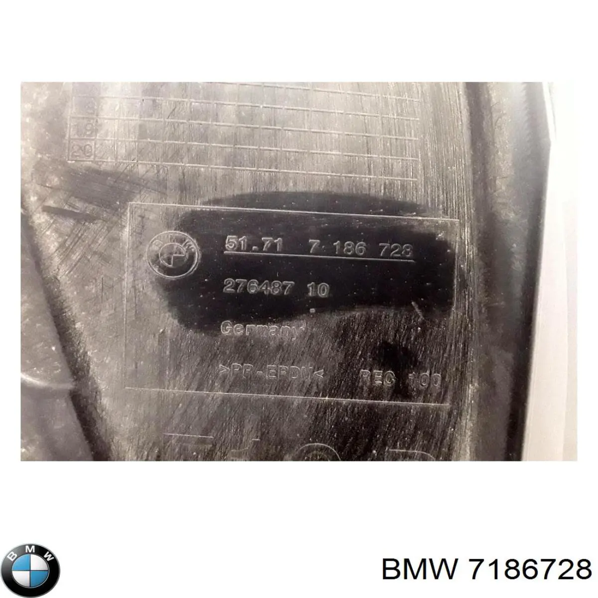 Підкрилок переднього крила, правий передній 7186728 BMW