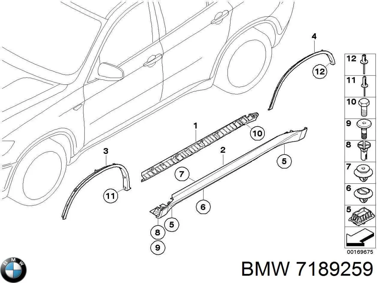 Подушка домкрата нижня, піддомкратники BMW 7189259 ціна, від 14.03 USD