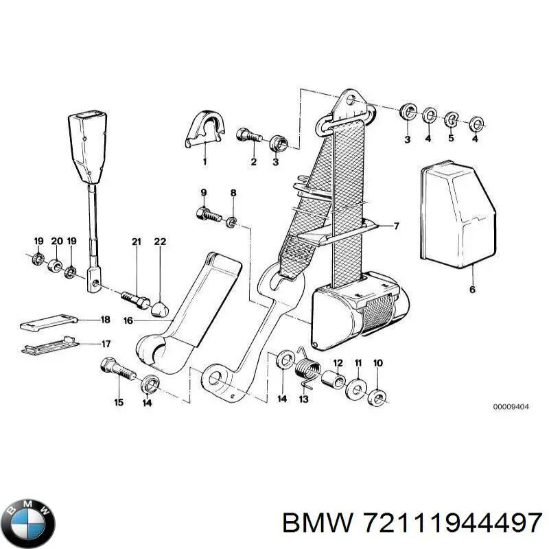  BMW 72111944497 ціна, від 13.84 USD
