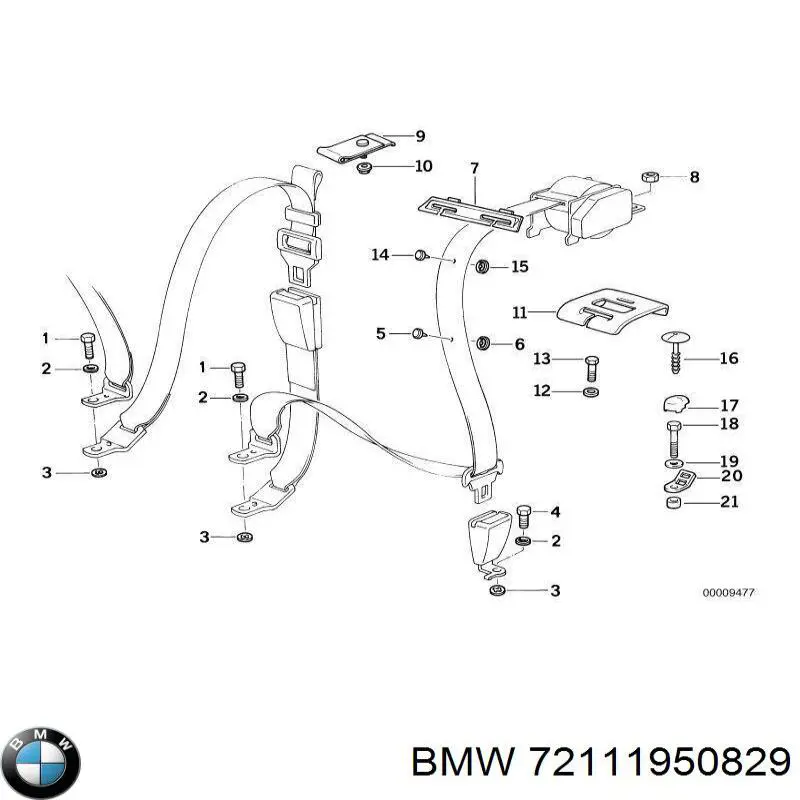 72111950829 BMW 