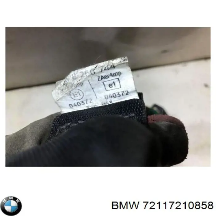 72117210858 BMW Ремені безпеки
