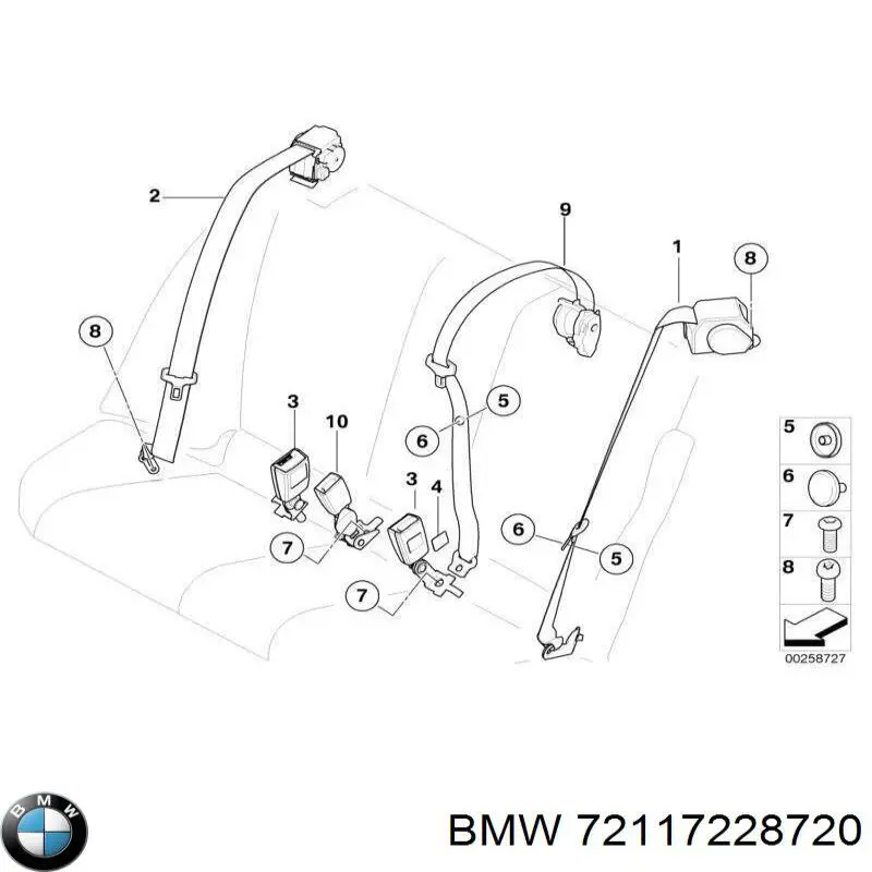 72117228720 BMW 