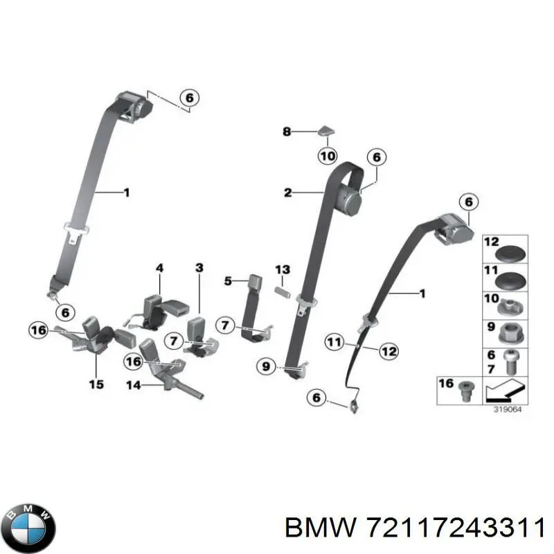  72117243311 BMW