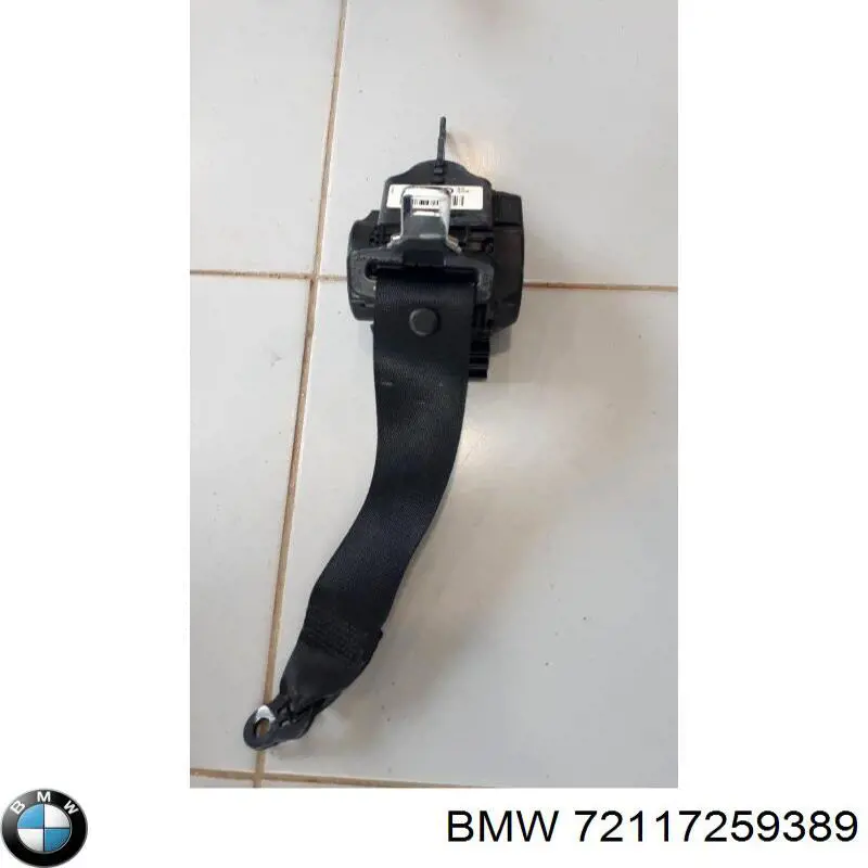 Пасок безпеки задній лівий BMW 72117259389 ціна, від 11.00 USD