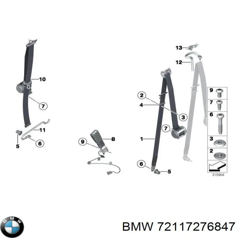 72117276847 BMW 