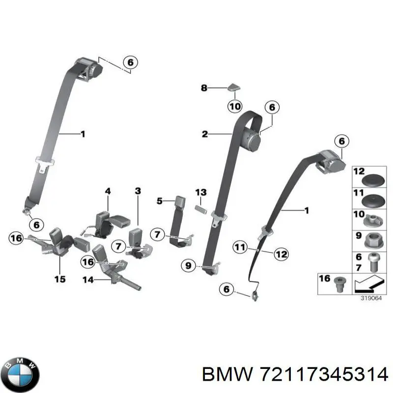 72117345314 BMW 