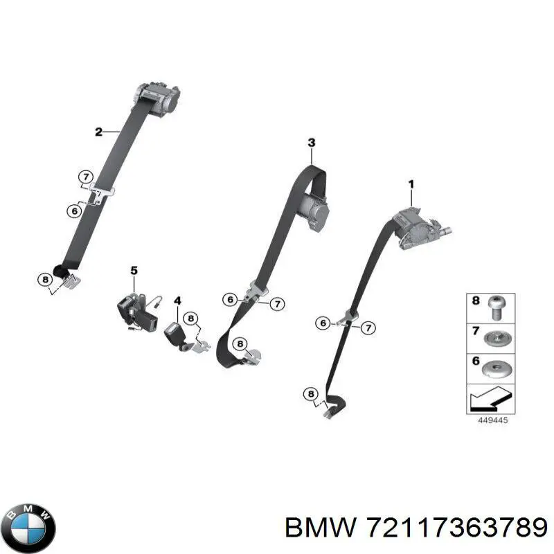 72117363789 BMW 