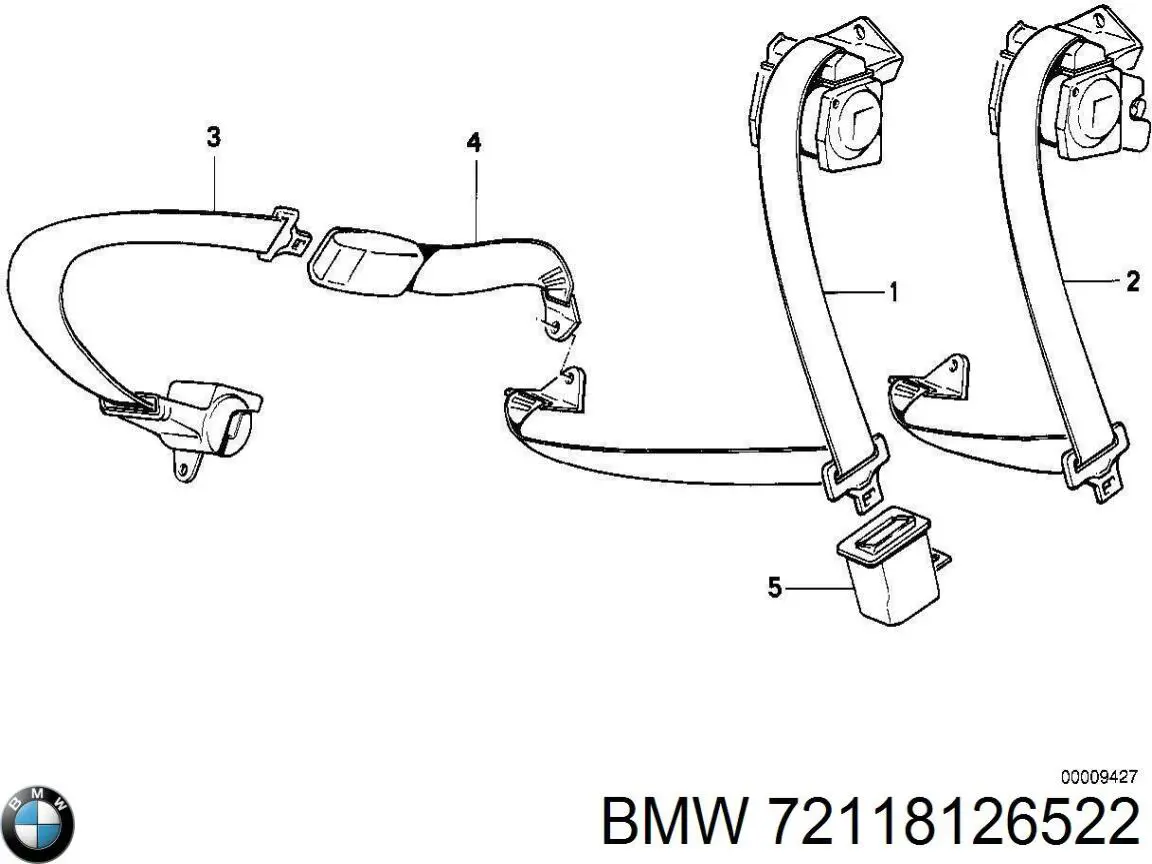  BMW 72118126522 ціна, від 27.78 USD