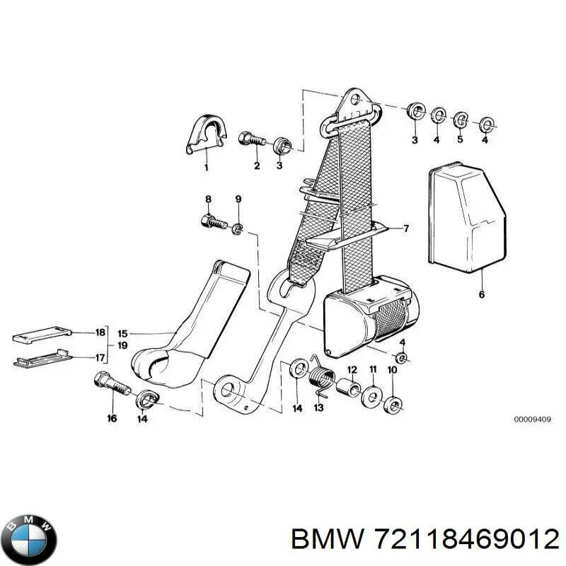  BMW 72118469012
