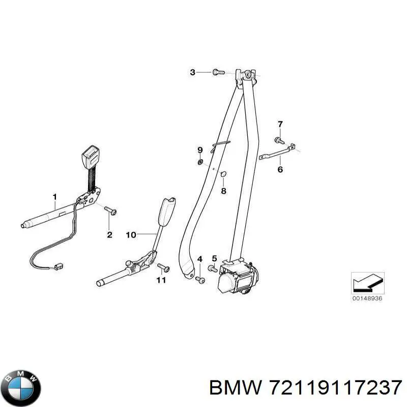 72119117237 BMW 