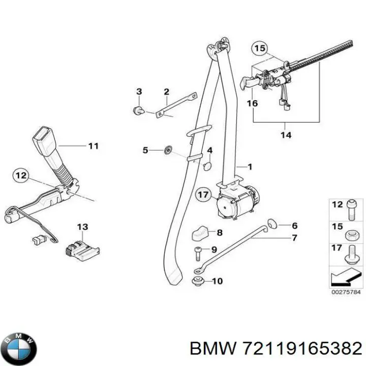 72119165382 BMW 