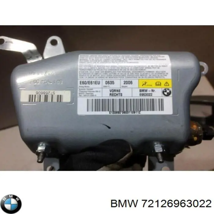 Купити 72126963022 BMW Подушка безпеки (AIRBAG) передньої двері правої