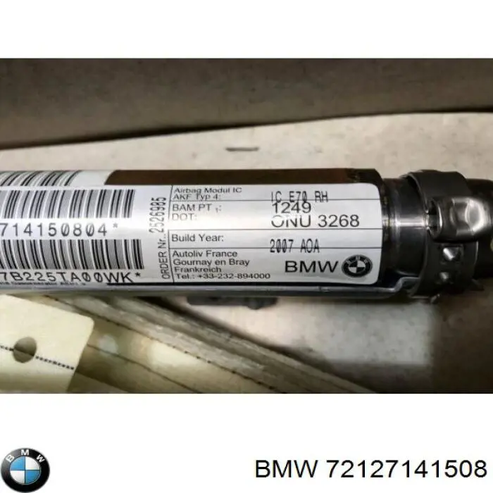 Подушка безпеки, збоку, права, AIRBAG BMW 72127141508 ціна, від 27.78 USD