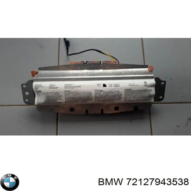 72127943538 BMW Подушка безпеки пасажира