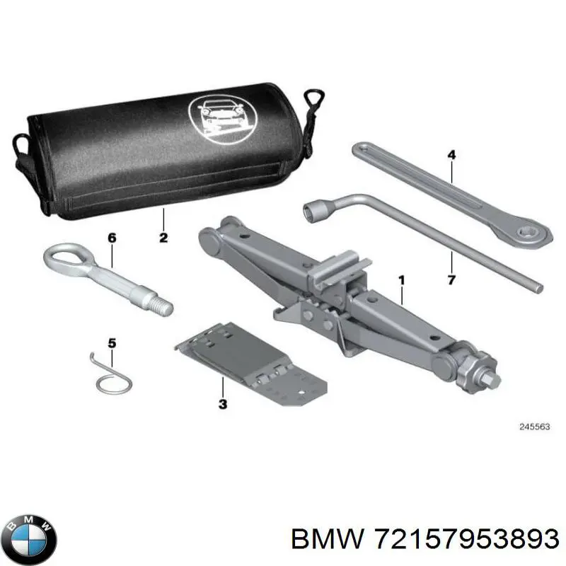 Гак буксирувальний BMW 72157953893 ціна, від 15.10 USD