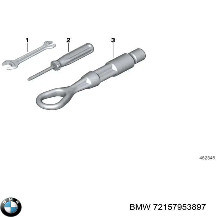  BMW 72157953897 ціна, від 17.74 USD