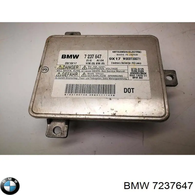 Купити 7237647 BMW Реле управління ксеноном / біксенон