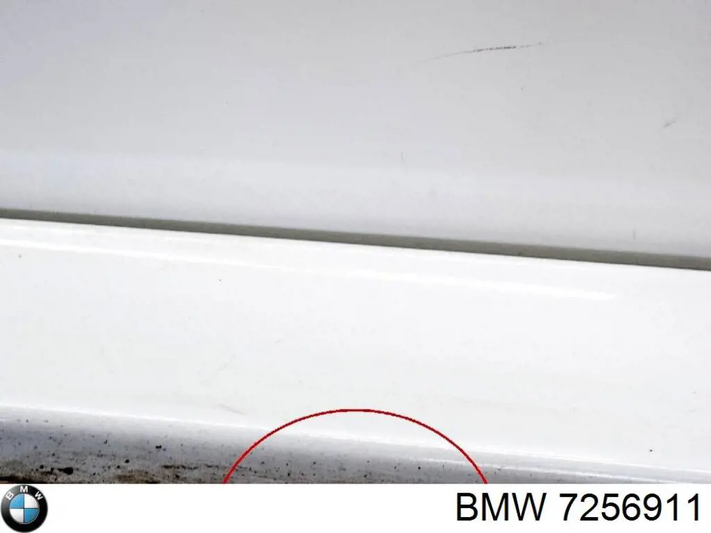 7256911 BMW Накладка зовнішня (молдинг) порога, лівий