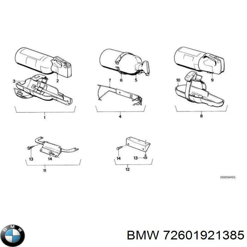 Купити 72601921385 BMW 