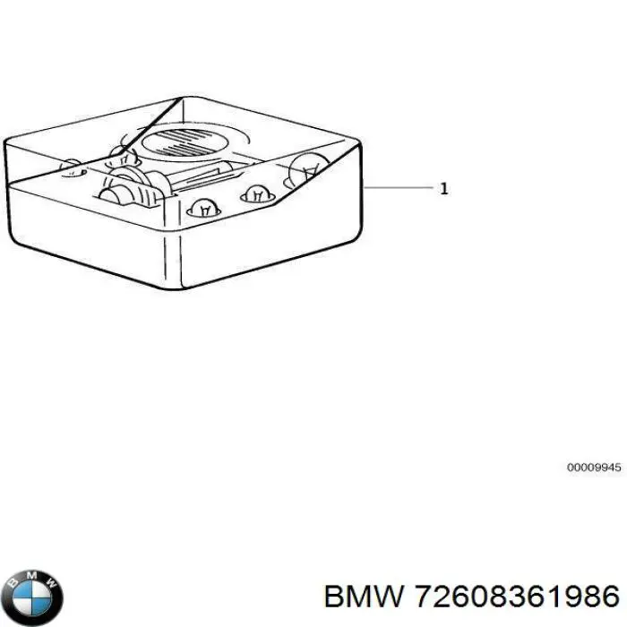  BMW 72608361986 ціна, від 99.80 USD