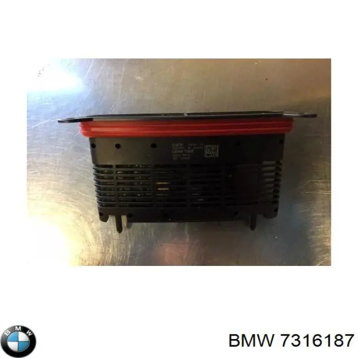 7316187 BMW Блок упавленія автосвітла