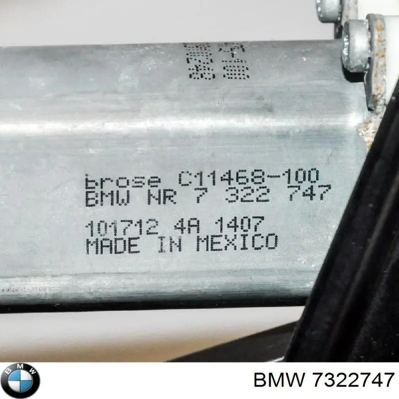 Купити 7322747 BMW Двигун склопідіймача двері передньої, лівої