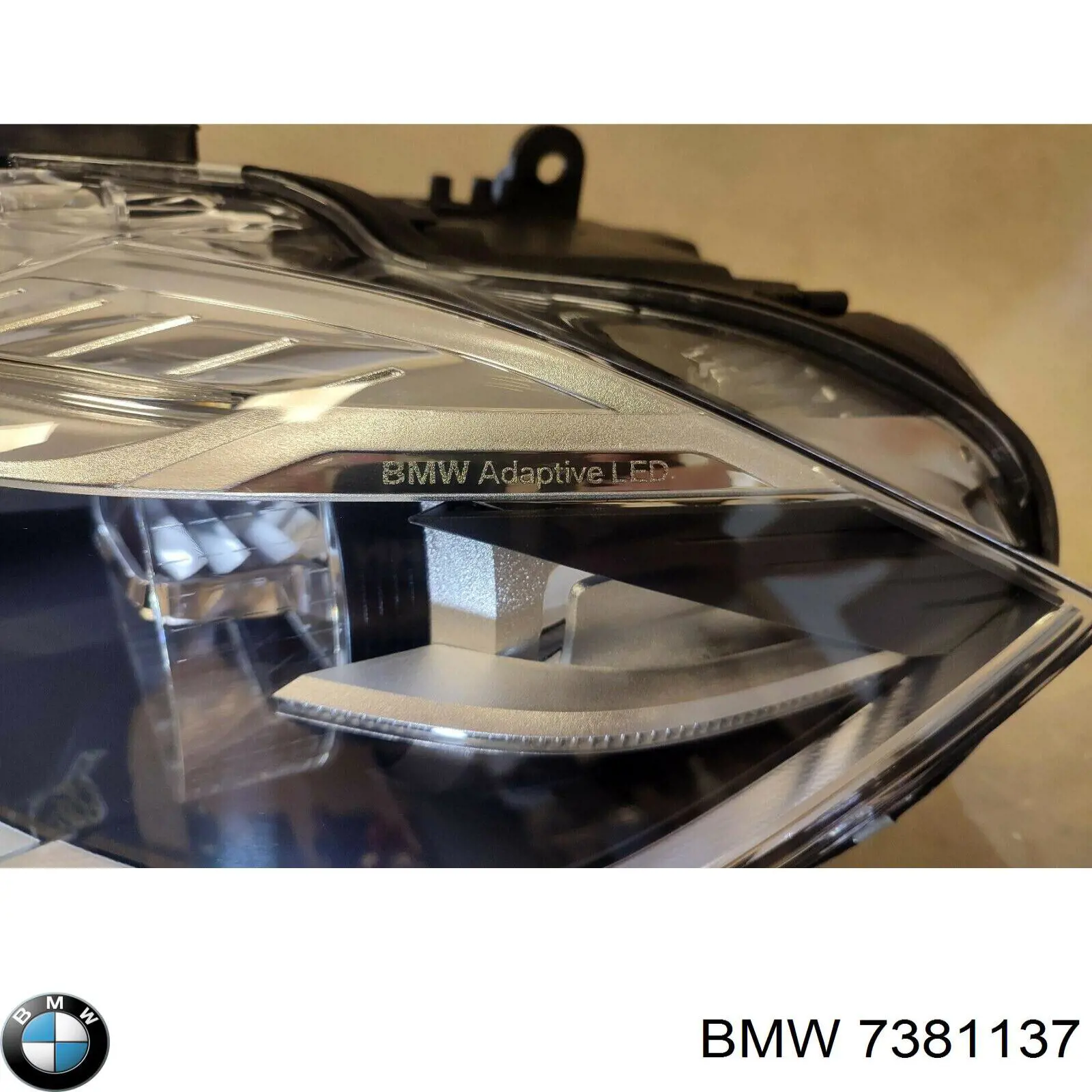7381137 BMW Фара дальнього світла в зборі
