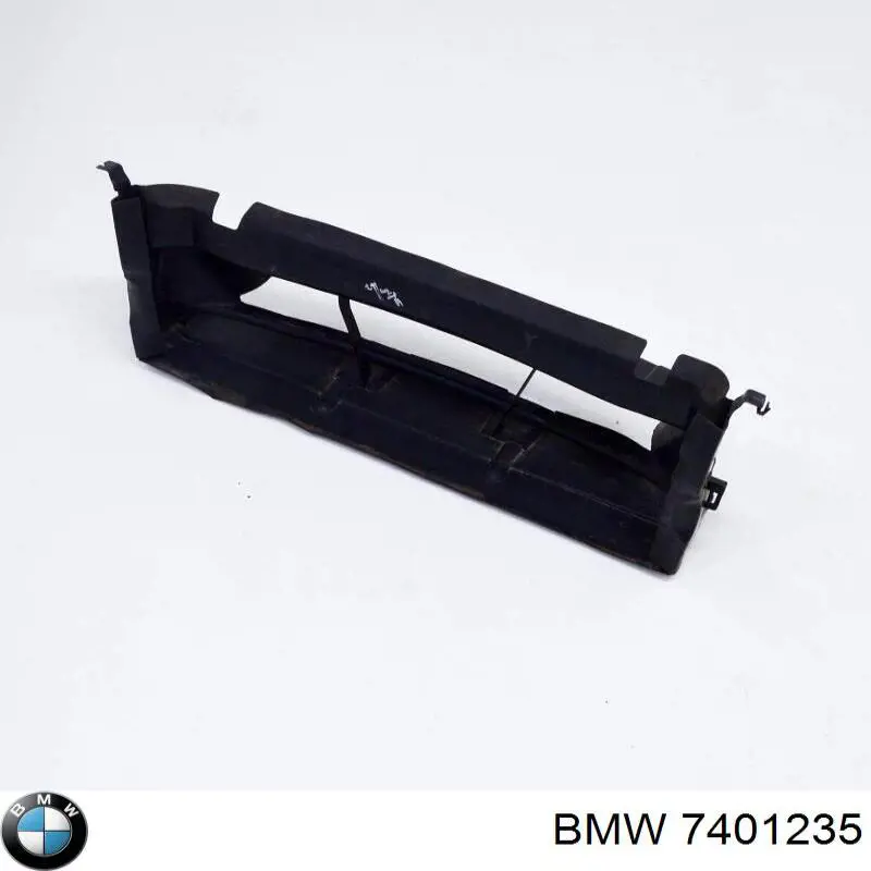 Повітропровід (дефлектор) радіатора, нижній 7401235 BMW