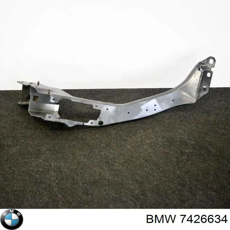 Купити 7426634 BMW Кронштейн-адаптер кріплення фари передньої, правої