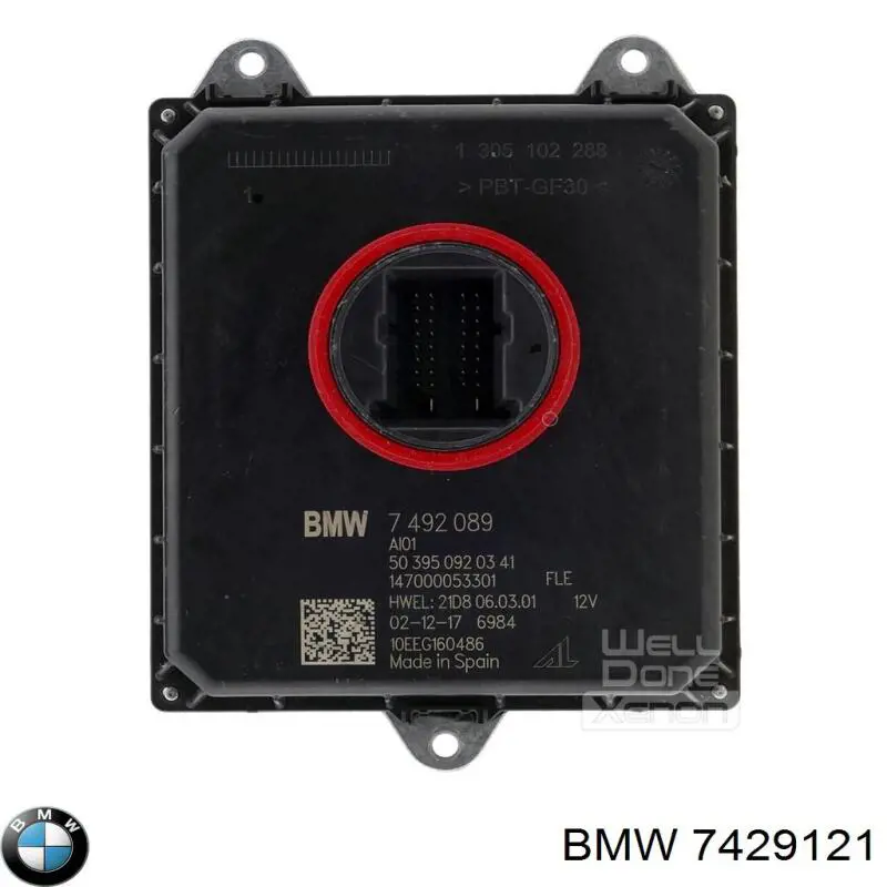 Модуль управління світлом фар BMW 7429121 ціна, від 96.28 USD