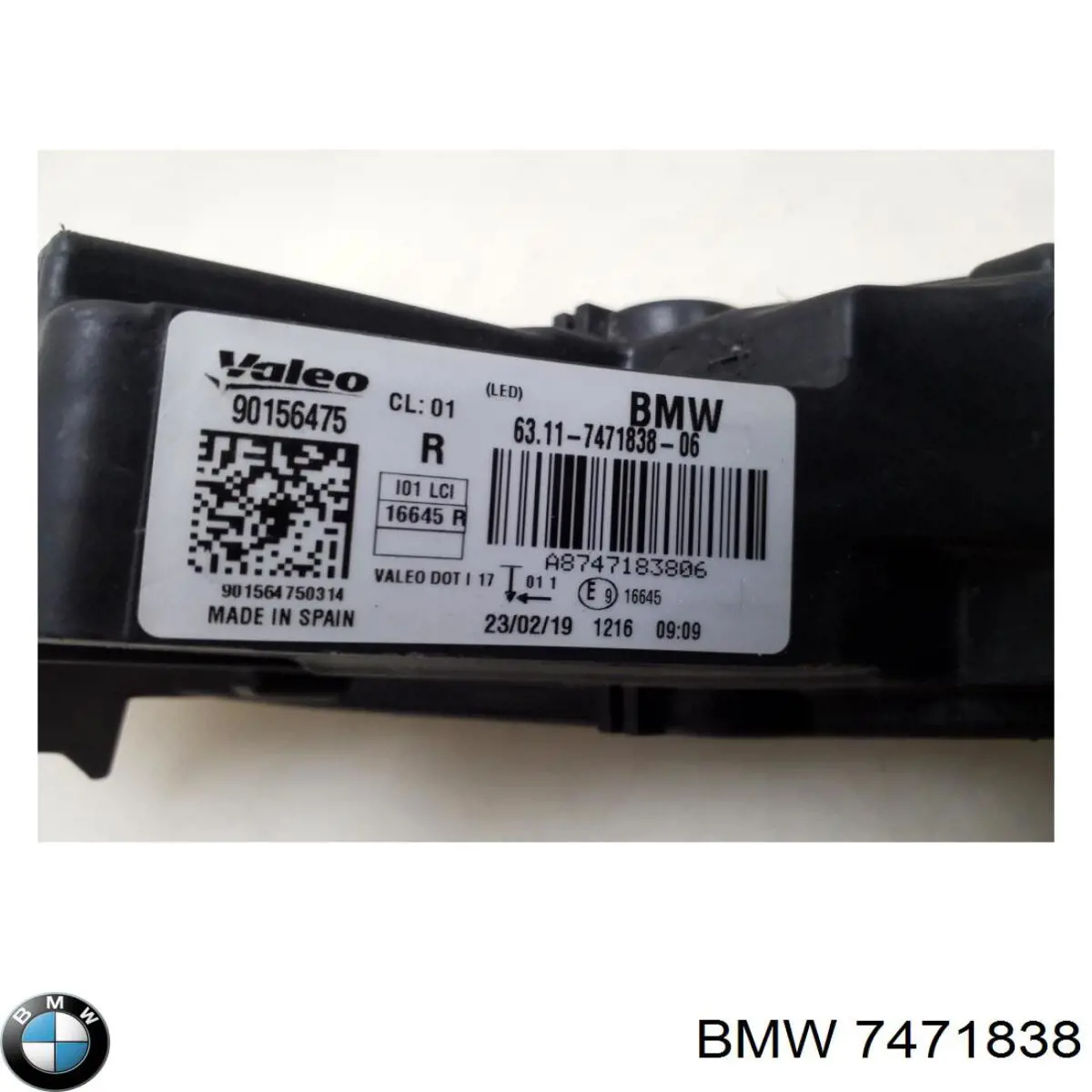 Покажчики повороту (передні) BMW 7471838 ціна, від 247.51 USD