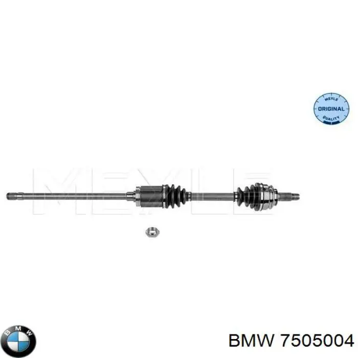 Піввісь передня, права BMW 7505004 ціна, від 116.48 USD