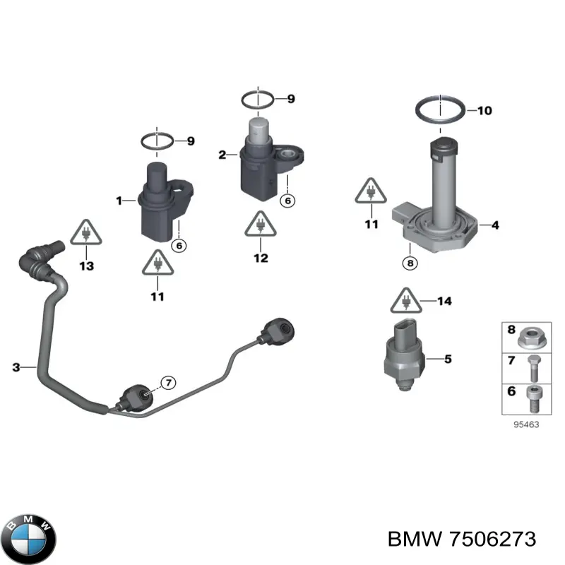 Датчик положення распредвалу BMW 7506273