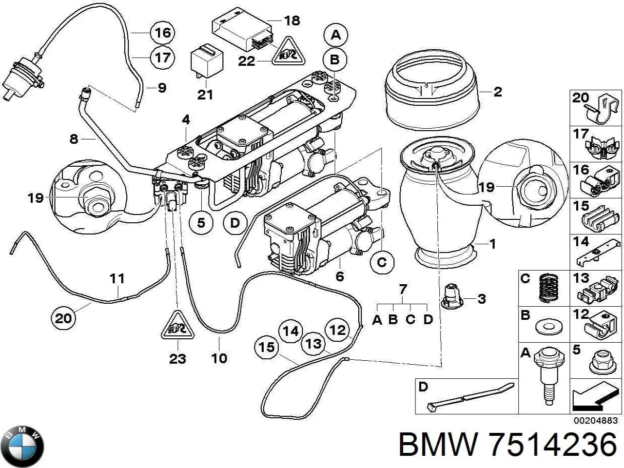 Купити 7514236 BMW 