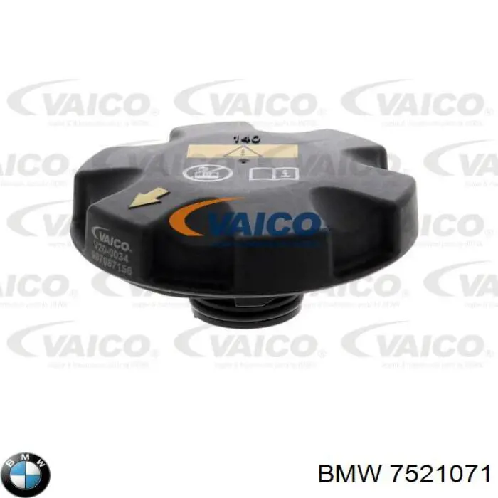Кришка / пробка розширювального бачка BMW 7521071 ціна, від 9.09 USD