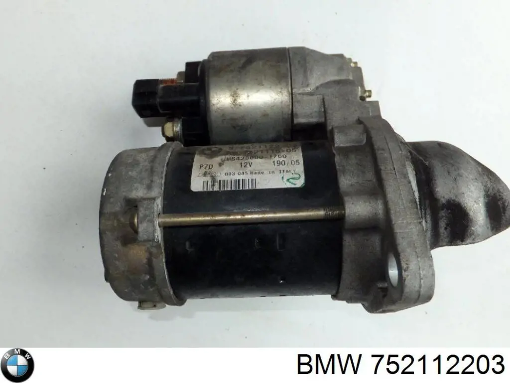 Стартер 752112203 BMW