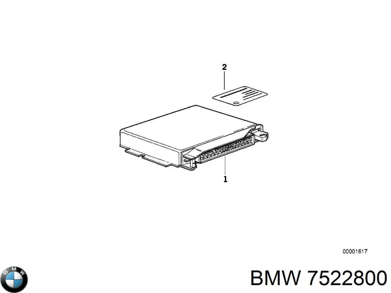 ЕБУ BMW 7522800 ціна, від 96.74 USD