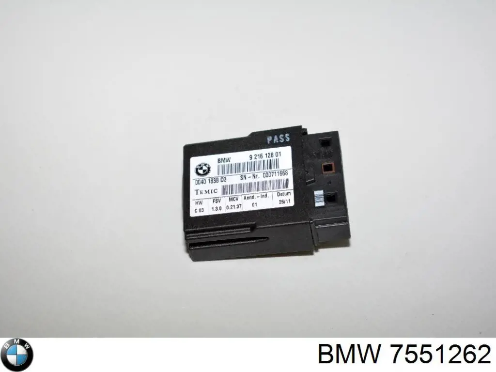  BMW 7551262
